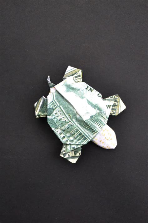 easy turtle origami|dollar origami turtle.